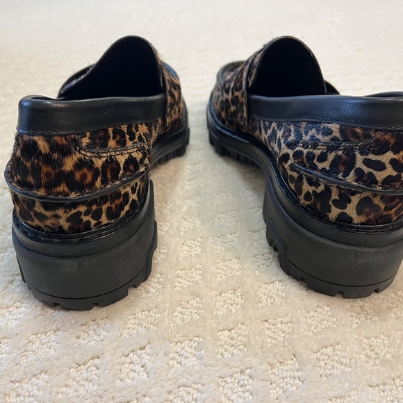 Rag & Bone Women’s Shiloh Loafer, leopard print calf hair, sz 8 - Picture 4 of 6